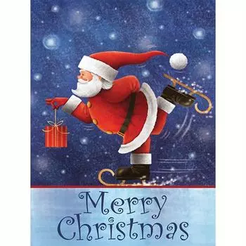 Полный круглый алмаз картина Рождество Санта-Клаус вышивка крестиком Алмазная мозаика подарок ручной работы 30x40 см/12x16 дюймов 30x40cm NO Frame