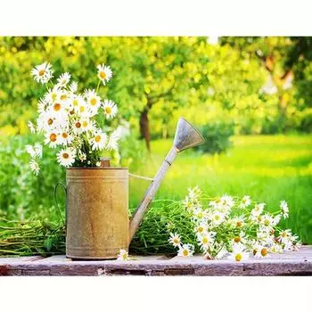 Полный круглый алмаз живопись цветок рукоделие Алмазная вышивка пейзаж ремесло украшение дома 30x40 см/12x16 дюймов 30x40cm NO Frame