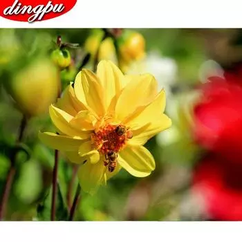 Полная круглая алмазная картина мультяшная собака алмазная мозаика рождественский подарок вышивка декор для дома 20X30CM