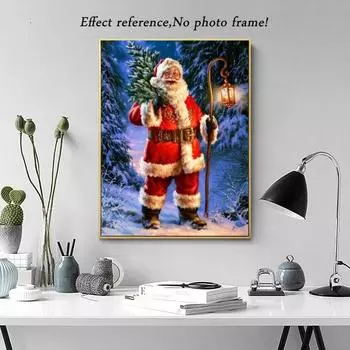 Полная круглая алмазная живопись Природа Пейзаж Алмазная мозаика Мультяшные мозаичные наборы Украшения для дома 15x20CM