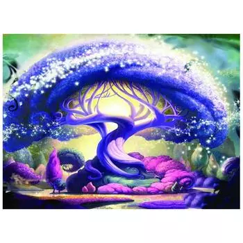 Полный круглый дрель 5D DIY Алмазная картина Мост пейзаж Вышивка Крестом 20X30CM