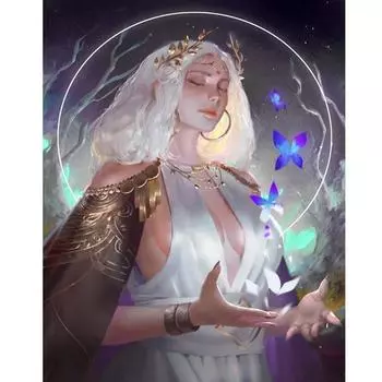 Полный круглый дрель 5D DIY Алмазная картина 3D Алмазная вышивка Крест Стежок Главная Декор 20X30CM