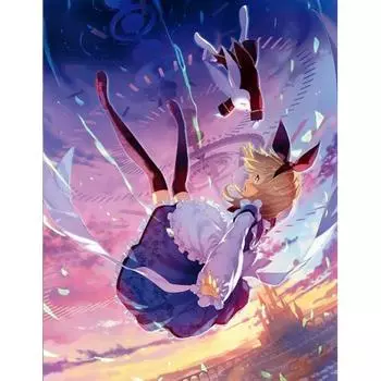 Полный круглый дрель Алмазная картина 3D Вышивка Пейзаж Мозаика Ручная работа Украшение дома Подарок 20X30CM