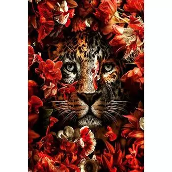 Полный круглый дрель Алмазная картина Вышивка крестиком Ремесло 5D Алмазная вышивка ручной работы Пейзаж Животные Горный хрусталь Мозаика Подарок Художественный комплект Украшение дома 15x20CM