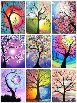 Полный круглый дрель алмазная живопись вышивка крестиком ремесло 5D Алмазная мозаика вышивка мозаика живопись искусство украшение дома Full Round 20x30CM