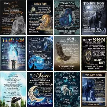 Полный круглый комплект алмазной живописи, вышивка, мозаика, письмо, постер с животными, пейзажный декор для дома, подарок Full Round 20x30CM