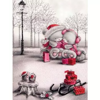 Полный круглый/квадратный 5D Diy Алмазная картина Рэгдолл Вышивка Полный набор для вышивки крестом Домашний декор Подарок ручной работы Round 20x30cm