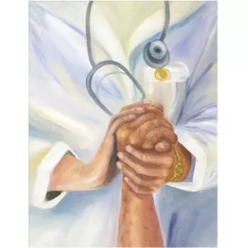 Полный круглый/квадратный 5D Diy алмазная живопись доктор и пациент Алмазная вышивка наборы крестиков домашний декор подарки ручной работы Round 20x30cm