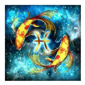 Полный круглый/квадратный 5D Diy алмазная живопись мультфильм Рыбы Алмазная вышивка полный набор крестиков домашний декор подарок ручной работы Round 25x25cm