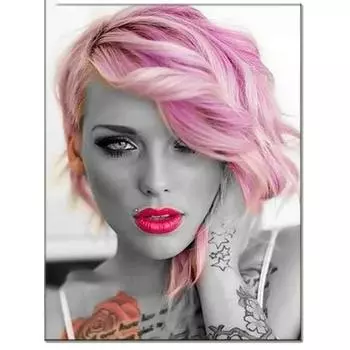 Полный круглый/квадратный 5D Diy алмазная живопись кокетливая женщина Алмазная вышивка наборы крестиков домашний декор подарки ручной работы Round 20x30cm