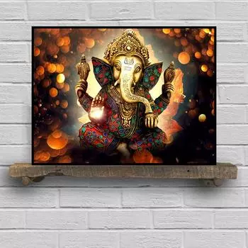 Полный круглый/квадратный 5D Diy алмазная живопись Слон Бодхисаттва вышивка полный набор крестиков домашний декор подарок ручной работы Round 20x30cm