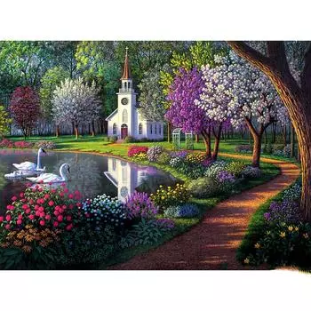 Полный круглый/квадратный 5D Diy алмазная живопись Ужасная смерть вышивка полный набор крестиков домашний декор подарок ручной работы Round 20x30cm