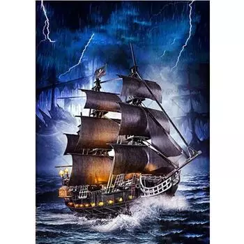 Полный круглый/квадратный 5D Diy алмазная живопись проливной дождь Алмазная вышивка наборы крестиков домашний декор подарки ручной работы Round 20x30cm