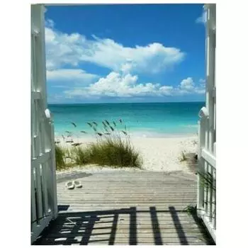 Полный круглый/квадратный 5D Diy алмазная живопись Приморская красота Алмазная вышивка наборы крестиков домашний декор подарки ручной работы Round 20x30cm