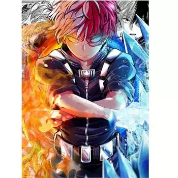 Полный круглый/квадратный 5D Diy алмазная живопись мультфильм маленький герой Алмазная вышивка наборы крестиков домашний декор подарки ручной работы Round 20x30cm