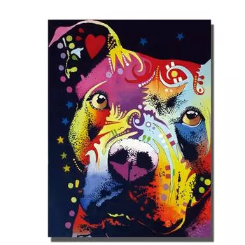 Полный круглый/квадратный 5D Diy алмазная живопись Цветная вышивка собаки полный набор для вышивки крестом домашний декор подарок ручной работы Round 20x30cm