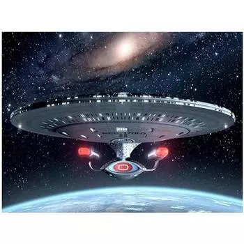 Полный круглый/квадратный 5D Diy алмазная живопись космический корабль вышивка полный набор крестиков домашний декор подарок ручной работы Round 20x30cm