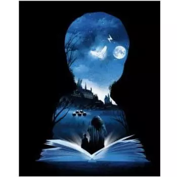 Полный круглый/квадратный 5D Diy алмазная живопись Волшебный мальчик Алмазная вышивка наборы крестиков домашний декор подарки ручной работы Round 20x30cm