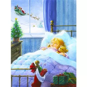 Полный квадратный дрель Алмазная картина 5d Пейзаж Дом DIY Алмазная вышивка Крестом Зимний ремесленный домашний декор Full Round (20X30CM)