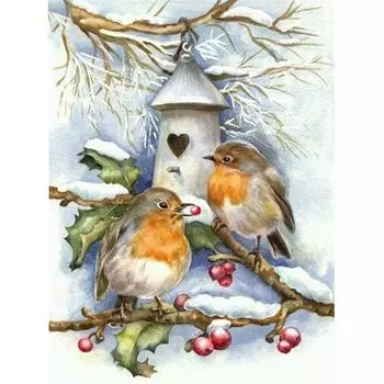 Полный квадратный дрель Алмазная картина 5d Пейзаж DIY Алмазная вышивка Сердце Мозаика Картина Домашний декор Наборы Full Round (20X30CM)