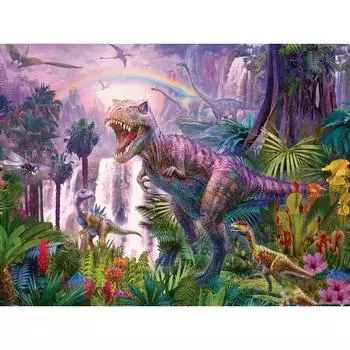 Полный квадратный/круглый алмаз картина 5D динозавр Алмазная вышивка крестиком животное украшение дома Full Round 20X30CM