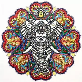 Полный квадратный/круглый алмаз картина детский мультфильм комикс Особая мандала 5d алмазная вышивка крестиком мозаика украшение дома