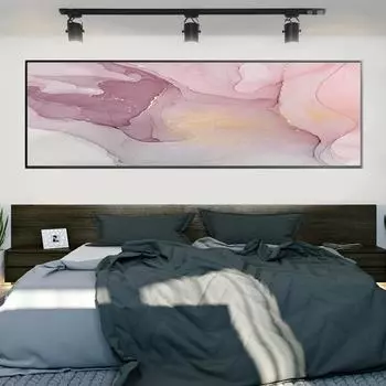 Полный квадратный круглый алмаз картина в скандинавском стиле абстрактные красочные золотые лепестки Алмазная вышивка 5D мозаика со стразами Full Round 20x60CM