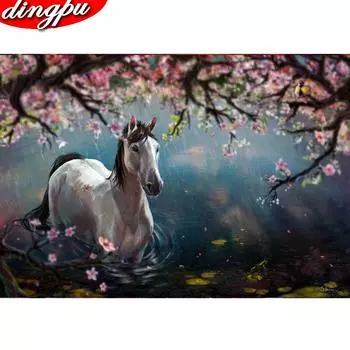 Полный квадратный/круглый дрель 5D DIY Алмазная картина 3D Алмазная вышивка Крестом Домашний декор Full Round 20X30CM