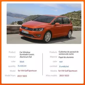 Полный магнитный солнцезащитный козырек для Volkswagen VW Golf Sportsvan SV 2015~2025, занавеска на крышу, лобовое стекло, солнцезащитный козырек, аксессуары для окон 2015-2023