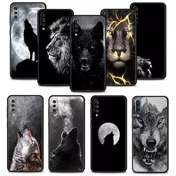 Полный мягкий зверь Лев волк для Samsung Galaxy A10 A70 A20e A20s Note 20 Ultra 10 A30 A10s A40 A50 M52 5G A03 A01 чехол для телефона Samsung A01
