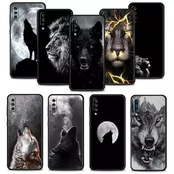 Полный мягкий зверь Лев волк для Samsung Galaxy A10 A70 A20e A20s Note 20 Ultra 10 A30 A10s A40 A50 M52 5G A03 A01 чехол для телефона Samsung A01
