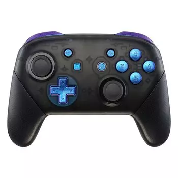 Полный набор кнопок для eXtremeRate switch pro ABXY ZR ZL LR кнопки для pro controller switch контроллер в комплект не входит Blue Chameleon (дизайн хамелеон)