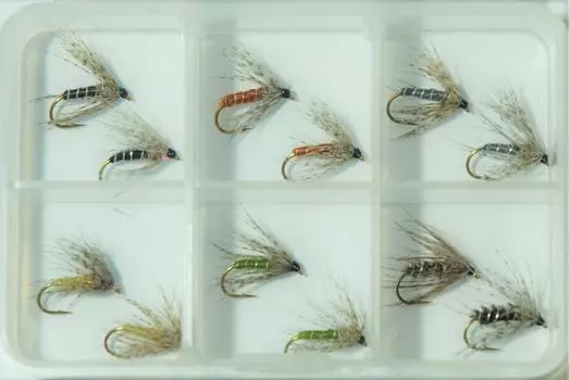 Полный набор мушек Fly Shop SD Selection Soft Hackle 10 No.