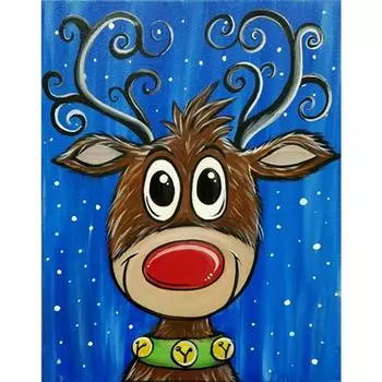 Полный набор сверл для алмазной живописи, YEESAM ART Ice World, Рождественский снеговик, 5D DIY Diamond Art