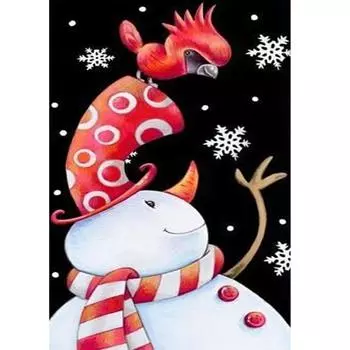 Полный набор сверл для алмазной живописи, YEESAM ART Ice World, Рождественский снеговик, 5D DIY Diamond Art