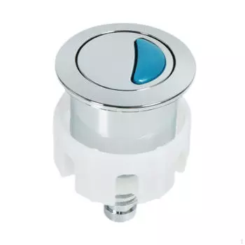 Полный полукнопочный сливной клапан для унитаза, фитинг 4,7 см, сменная часть для ванной комнаты, вторая часть смыва серебряный