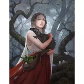 Полная круглая алмазная картина 5d DIY Алмазная вышивка Мозаика Подарок ручной работы Подарок ручной работы 20X30CM