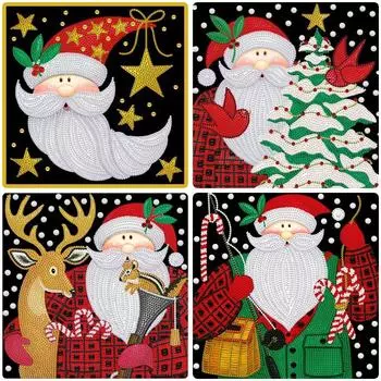 Полный раунд Сверло Алмазная роспись Вышивка Крестиком Крафт Мозаика Алмазная вышивка Горный хрусталь Мозаика Подарок Домашнее украшение DIY Ручная работа Full Round 20x20CM