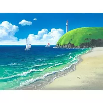 Полная круглая алмазная вышивка Маяк на берегу моря DIY Алмазная картина Вышивка крестом Стразы 20X30CM