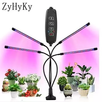 Полный спектр светодиодных ламп для выращивания растений DC 5 В USB 9 Вт 18 Вт 27 Вт 36 Вт настольная лампа для выращивания растений для цветов, овощей, рассады, суккулентов Fitolampy
