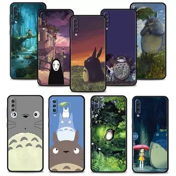 Полный задний чехол Тоторо для Samsung Galaxy A40 A10 M30s A20s A50 A30 M31 A70 A20e M23 M62 M32 M51 M33 M12 M53 A10e M31s A10s For Samsung M01