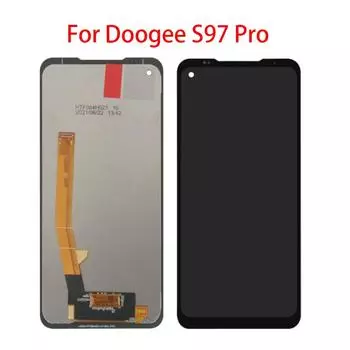 Полный ЖК-экран для Doogee S97 Pro, ЖК-дисплей, дигитайзер сенсорного экрана в сборе, замена + инструменты чёрный