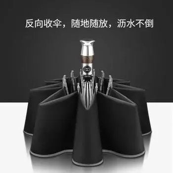 Полный зонт, перевернутый зонт, складной зонт, премиум-зонт, тройной зонт, цельный. Trifold Umbrella