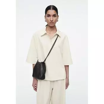 Поло COS Japan из хлопкового джерси ecru/XS