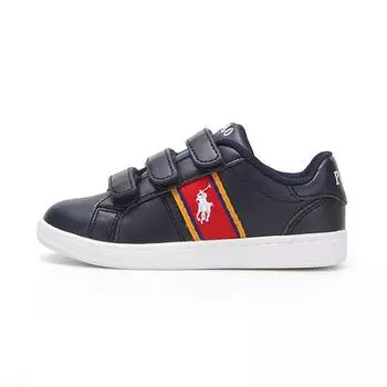 Polo Kids [Детские] Темно-красные кроссовки на липучке с логотипом RF101632C-RF101632C 190