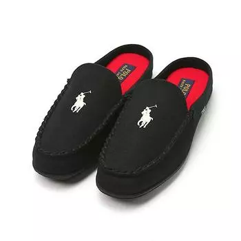 Поло [Polo] Collins Черно-белые лоферы-мюли с пони RF104144M-RF104144M 260