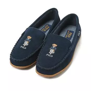Поло [Polo] Темно-синие замшевые лоферы Collins Bear RF104186W-RF104186W 220