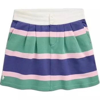 Поло Ральф Лорен Платье из полосатого хлопкового терри Детские платья Разноцветный CWPOSKTG6H20134-999 M