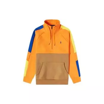Polo Ralph Lauren Color Block Half Zip Повседневная толстовка с длинным рукавом Мужская толстовка Многоцветная 710890873001 L