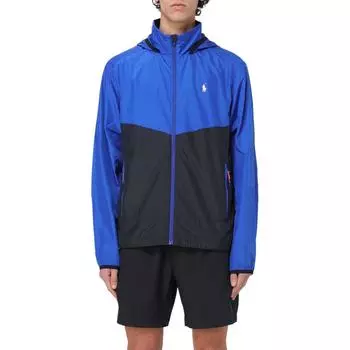 Polo Ralph Lauren Color Block Hooded Zip Up Loose Fit Long Sleeve Jacket Men Jackets Blue 710923265-001 S
